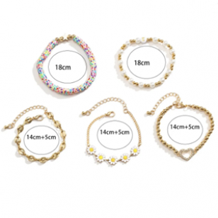 Armband Set 5 stuks Handmade